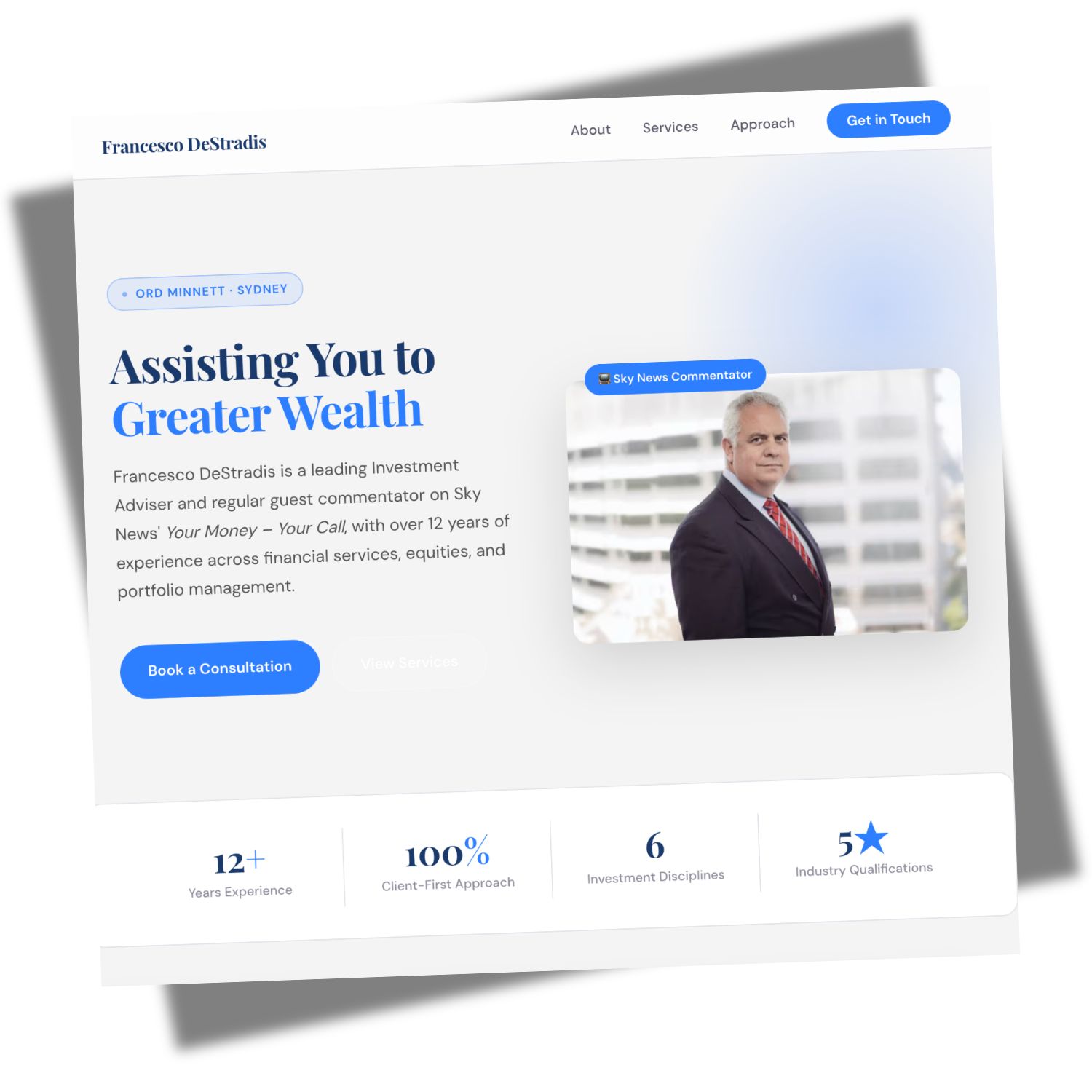 Example of professional website design for small business — clean, modern, mobile-ready